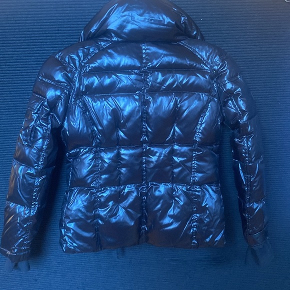 SAM Jacket, Black, Shiny, Puffer: “Girls Freestyle” Sz 10 - Picture 6 of 11